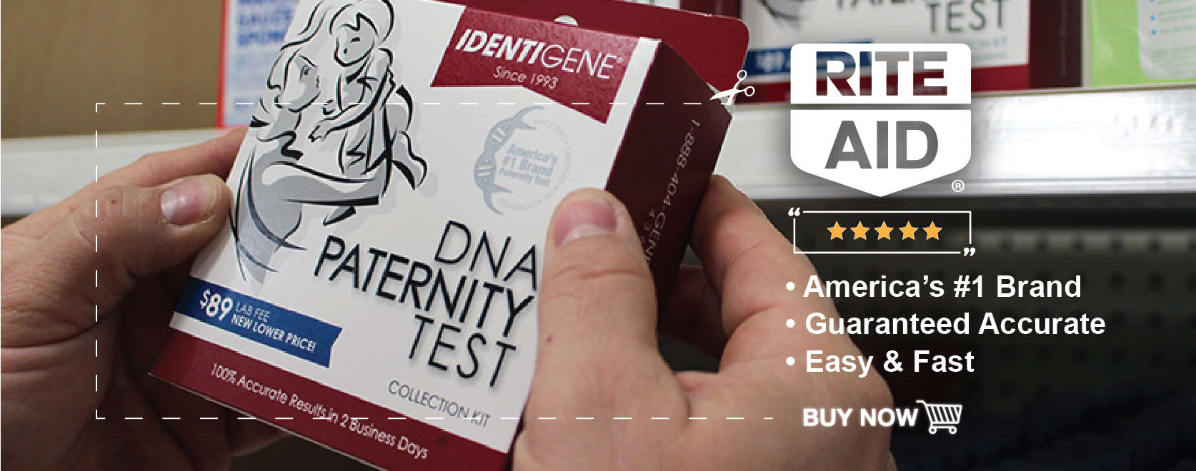 rite aid test paternity dna identigene kit kits