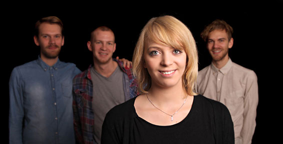 Woman with Brothers