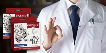 IDENTIGENE 100% accurate home paternity test for $89